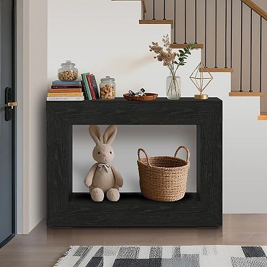 47" Console Table for Entryway, Narrow Sofa Table Behind Couch