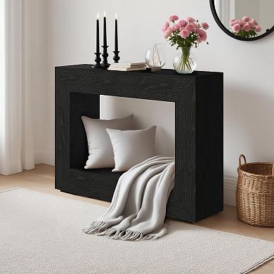 47" Console Table for Entryway, Narrow Sofa Table Behind Couch