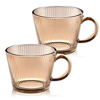 Vintage Glass Tea Cups With Handle— Mother's Day Gift