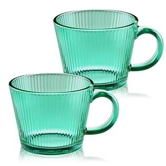 Vintage Glass Tea Cups With Handle— Mother's Day Gift
