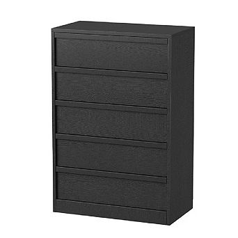 5 Drawer Dresser for Bedroom, Wooden Closet Chest Storage for Living Room, Hallway, Entryway
