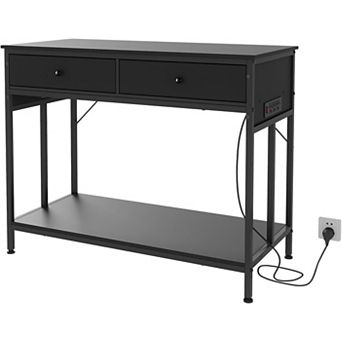 40 Gallon Fish Tank Stand with Outlets & 2 Storage Drawers