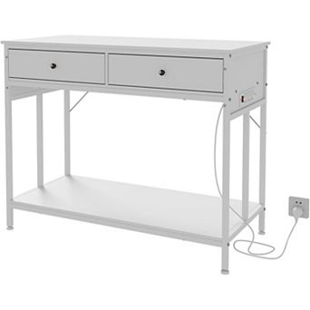 40 Gallon Fish Tank Stand with Outlets & 2 Storage Drawers