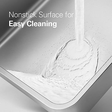 Stainless Steel Cat Litter Box, Extra Large High-Sided & Non-Stick, Odor-Resistant for Multiple Cats