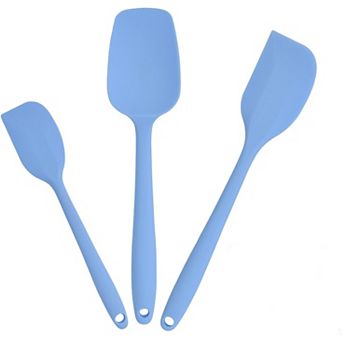 3 pc Silicone Spatula Set Heat-Resistant, Nonstick with Ergonomic Handle