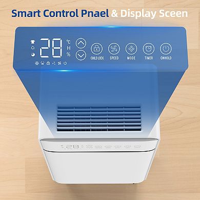 30 pt. 2,000 sq.ft. Dehumidifier for Home with Bucket, Drain Hose, in White, Cloth Dry, Auto-Off
