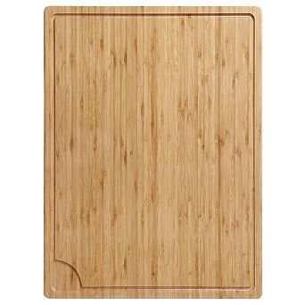 Bamboo Cutting Board,Extra Large 24" x 18" x 0.8" Wood Chopping Board