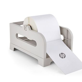 HP Label Holder for 4x6 Labels Fits Rolls & Fanfold, Works with Most Thermal Label Printers.