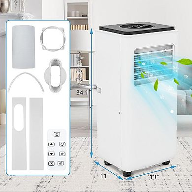8000 BTU Portable Air Conditioner, Dehumidifier & Fan, Cools up to 350 Sq.Ft