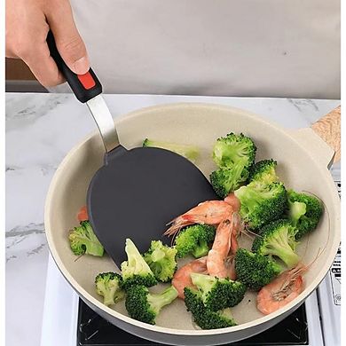 3-Piece Silicone Spatula Turner Set, Heat-Resistant, Flexible