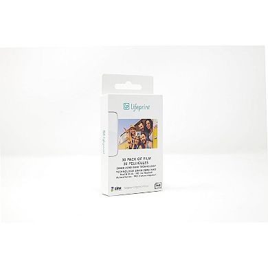Lifeprint 30 Pack 2x3 Zero Ink Sticky Backed Film for AR Photo and Video Printer