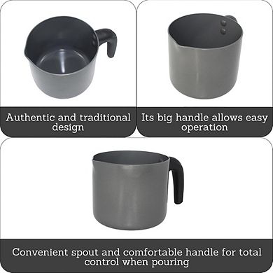 Ceramic Nonstick Milk Pot PFAS-Free, Multipurpose, Aluminum