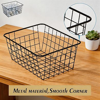 Splendid Frame Wire Kitchen Storage Basket 5 Packs