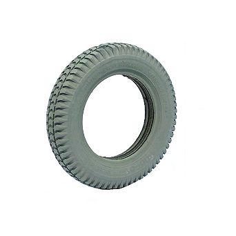 Invacare 14" x 3" Flat-Free Wheelchair Tire, Flat Tread, Durable Replacement (TAG114291) - Grey