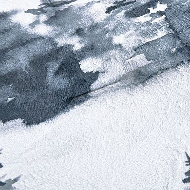5-Piece Velvet Comforter Set - Winter Forest & Bear Print Bedding