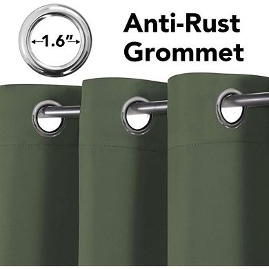 Blackout Thermal Curtains, Room Darkening Grommet Top Panels