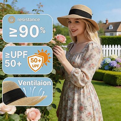 Kaelin Home Beach Sun Straw Hat
