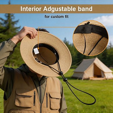 Kaelin Home Beach Sun Straw Hat