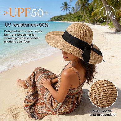 Kaelin Home Beach Sun Straw Hat