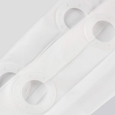 No Hook Waterproof PEVA Shower Curtain or Liner Hotel Grade Set