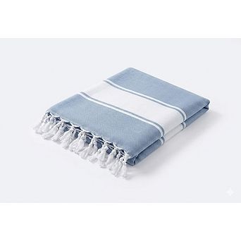 Turkish Beach Towels 2 Pack Oversized Quick-Dry Sand-Free Soft Pool Towels