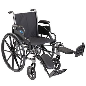 Invacare Tracer (SX5) Wheelchair with Desk Length Arms and Hemi Elevating Legrests (20" Seat)