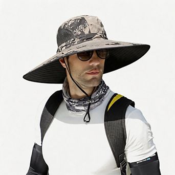 Kaelin Home Wide Brim Sun Hats UPF50+ Waterproof Breathable Bucket Hat