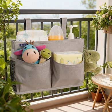 Splendid Frame Hanging Bed Organizer Storage Bag Pocket