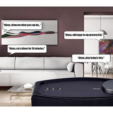 Naxa Wi-Fi & Bluetooth Multi-Room Speaker with Amazon Alexa Voice Control