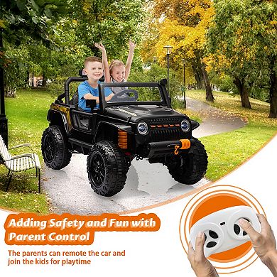 24V Ride on Dump Car with Electric Dump Bed,2 Seater Electric Truck with Remote Control