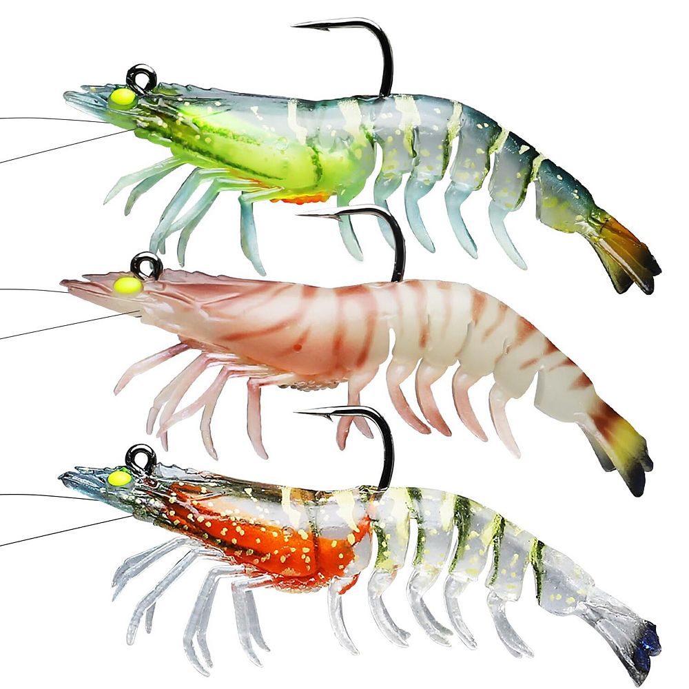 2-3in 0.3oz Easy Catch Pre-rigged TPE Swimbaits Bass Fishing Lures