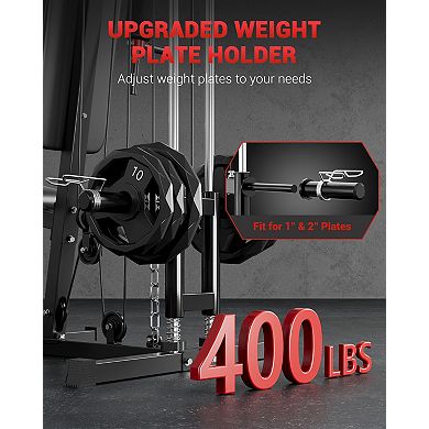 Home Gym Machine, Weight Machines for Home Gym Full Body Workout Strength Training Equipment