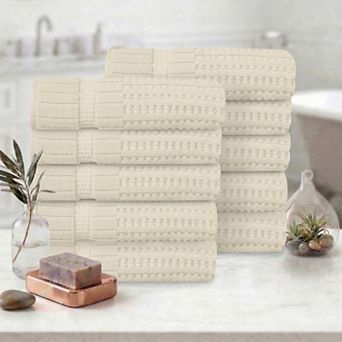 Home Weavers Willow Towels 27x54 Inch, 100% Cotton Zero Twist, 630 GSM, Soft, Absorbent, Quick Dry
