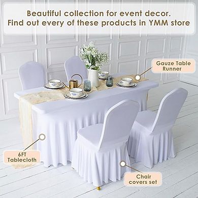 Cheesecloth Table Runner Boho Gauze Fabric for Wedding & Party Decor