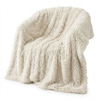 Soft Fluffy Sherpa Throw Blanket, Cozy Warm Decorative Bedroom Blanket