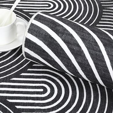 8*10 Washable Area Rugs Modern Print Non Shedding Stain Resistant Carpet