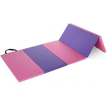 Exercise Mats & Gymnastics Tumbling Mats,Portable Home Gym Floor Pad for for Pilates,6.2x2.6 Ft