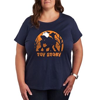 Plus Size Disney's Toy Story Halloween Silhouette Graphic Tee