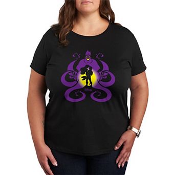 Plus Size Disney's Ursula Silhouette Graphic Tee