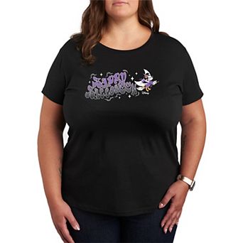 Plus Size Disney's Minnie Mouse "Happy Halloween" Graphic Tee