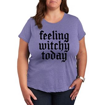 Plus Size Feeling Witchy Today Graphic Tee