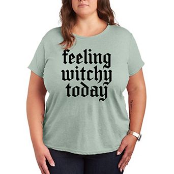 Plus Size Feeling Witchy Today Graphic Tee