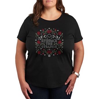 Plus Size Embrace The Strange Graphic Tee