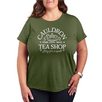 Plus Size Cauldron Tea Shop Graphic Tee