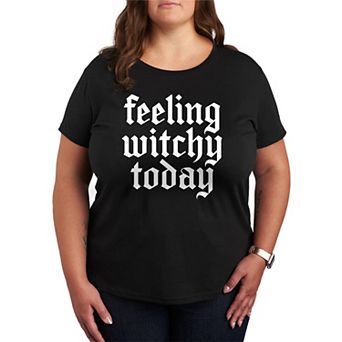 Plus Size Feeling Witchy Today Graphic Tee