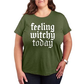 Plus Size Feeling Witchy Today Graphic Tee