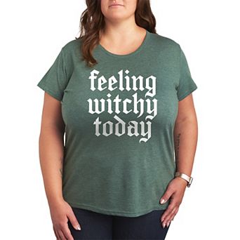 Plus Size Feeling Witchy Today Graphic Tee