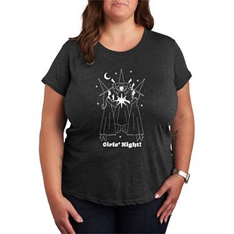 Plus Size Girls Night! Witches Graphic Tee