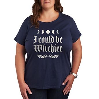 Plus Size I Could Be Witchier Graphic Tee