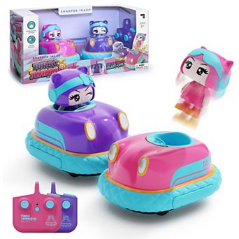 Sharper Image Turbo Twinkle RC Bumper Cars 2 pc Interactive Set